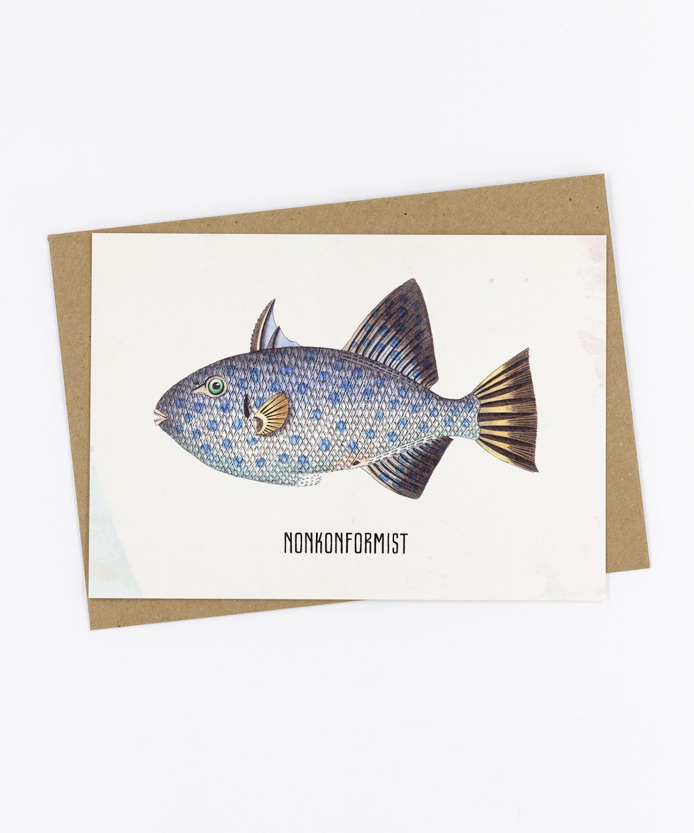 Postkarte Fishlove · Nonkonformist
