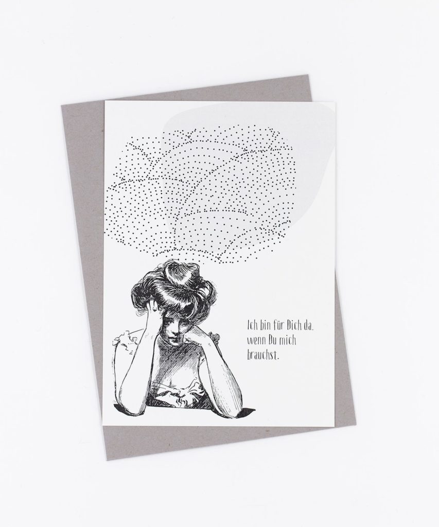 Postkarte »Ich bin für Dich da«