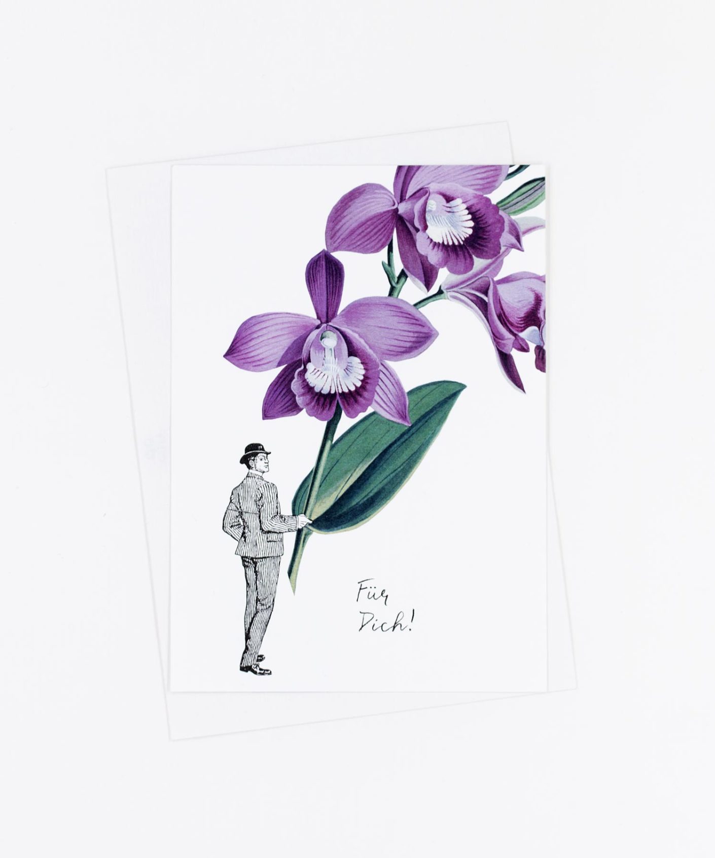 Postkarte Blume Für Dich · Orchidee