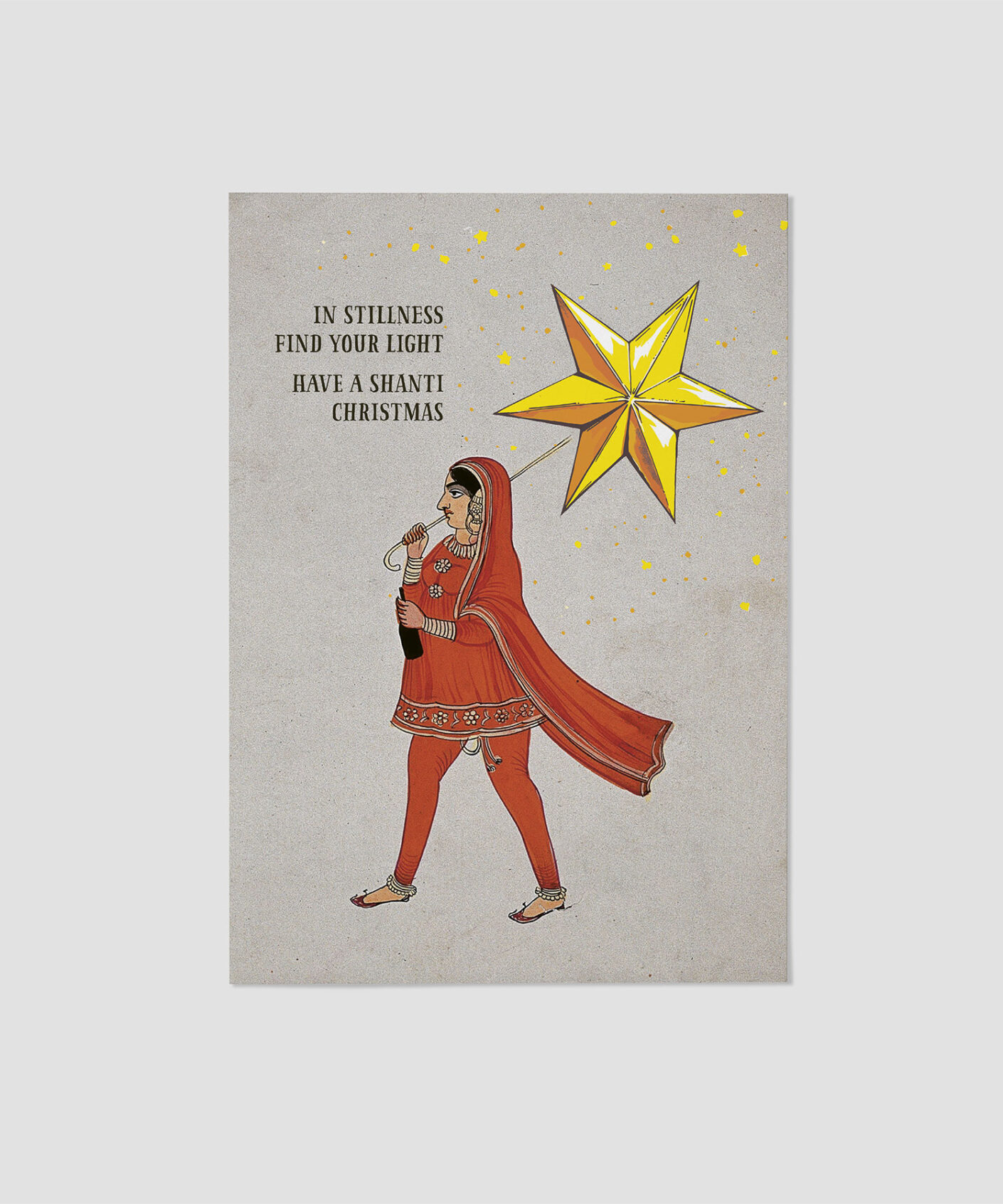 Weihnachtspostkarte Find your Light